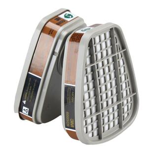 3M 6005CN滤毒盒甲醛有机蒸气喷漆实验室滤毒罐配合6200面具使用