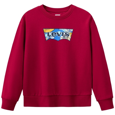 【新年马年】李维斯男童套装儿童运动红色2026春季拜年服过年衣服