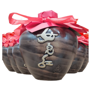 纯粮食酿造整箱女儿红白酒上好老坛480mL*6坛装52度高度收藏酒