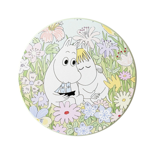 芬兰姆明moomin陶瓷锅垫杯垫隔热垫子砂锅隔热耐高温桌垫圆形耐热