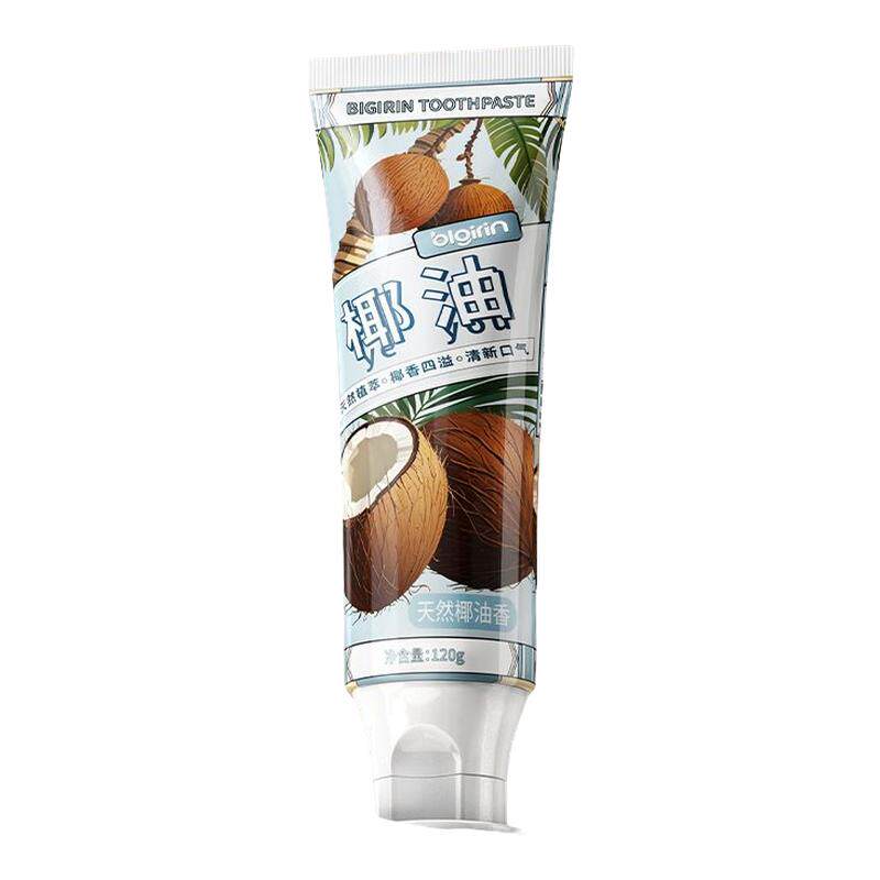 百力巨人椰子油牙膏美白牙齿