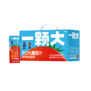 一颗大100%番茄汁非浓缩纯果蔬汁