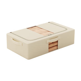 床底收纳箱布艺床下被子衣物扁平抽屉式大容量折叠整理神器储物箱