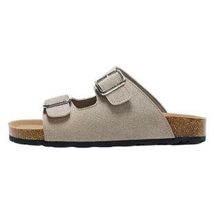 回力勃肯拖鞋女2026春季新款女鞋厚底勃肯鞋外穿凉拖百搭一字拖女