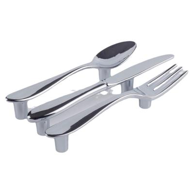 黑色76mm锌合金柜门厨房家具拉手