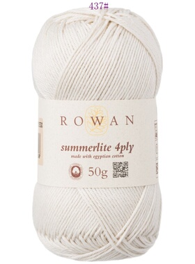英国ROWAN埃及棉细棉线4PLY