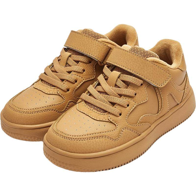 巴拉巴拉儿童板鞋男童女童加绒鞋子冬季新款童鞋宝宝小白鞋运动潮