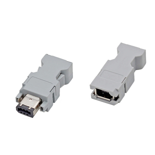 SM-6P/6E编码器插头安川松下台达伺服驱动插件接头CN3 1394连接器