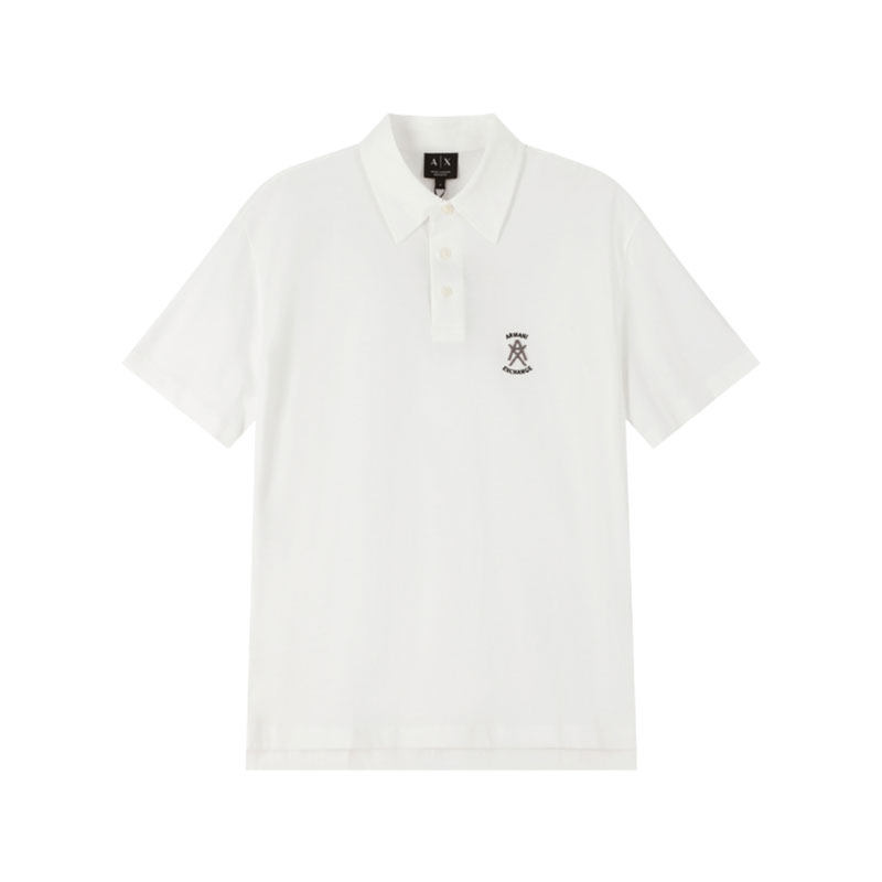 【自营】AX阿玛尼新品男士棉质商务短袖POLO衫 XM002209 AF10364
