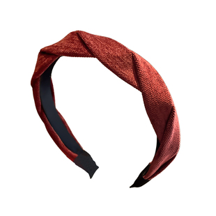 红色发箍女款高颅顶2025新款日常外戴洗脸头箍压发卡秋冬发捆头饰