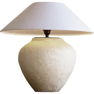 叕木/陶罐台灯 | 侘寂风格台灯手工复古风卧室床头新中式装饰台灯