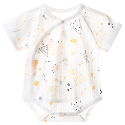 纯棉包屁衣短袖网眼夏季