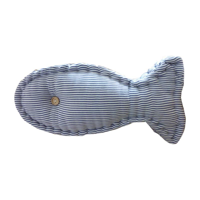 夏季清凉海洋风 地中海小清新手工棉布小鱼 家居布艺靠垫抱枕礼物