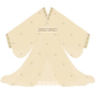 素羽华裳汉服【不念】原创复原款战国袍古风交领直裾拖尾仙气春夏