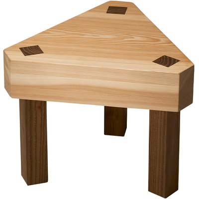 手工实木三角凳复古拼色小凳子