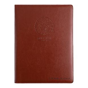 A4商务多功能文件夹带计算器销售签约本量房谈单本刻字定制logo皮质经理夹展业夹办公合同销讲夹公文资料板夹