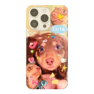 由里公园ins甜美可爱少女心美拉德小狗15适用17pro苹果17ProMax手机壳iPhone16全包17新款14Promax保护套13软