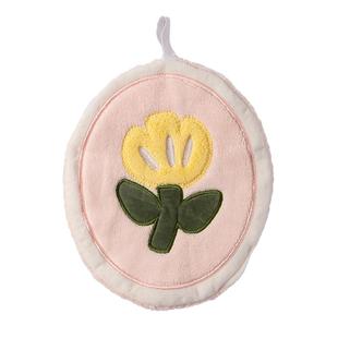 可爱厨房擦手巾高颜值超强吸水可挂式擦手布珊瑚绒加厚擦手毛巾