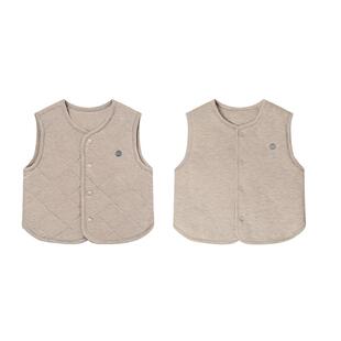 Nest Designs宝宝背心儿童天竹绒加厚马甲秋冬休闲上衣外出家居服