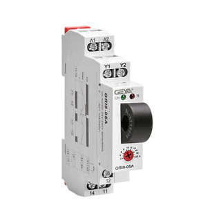 GEAY格亚GRI8-06AB过/欠电流监控继电器2A-20A可调DC24V交流220