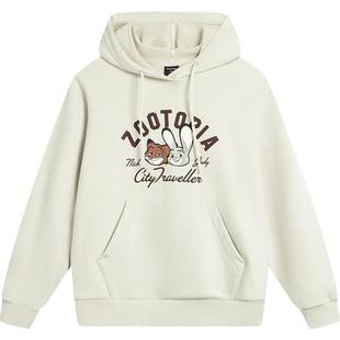 李宁|迪士尼疯狂动物城联名系列卫衣女25新款冬季休闲针织运动服