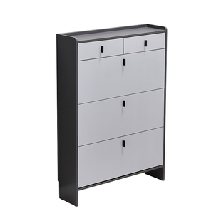 超薄鞋柜17cm经济型家用门口简约现代收纳窄入户轻奢翻斗式小鞋架