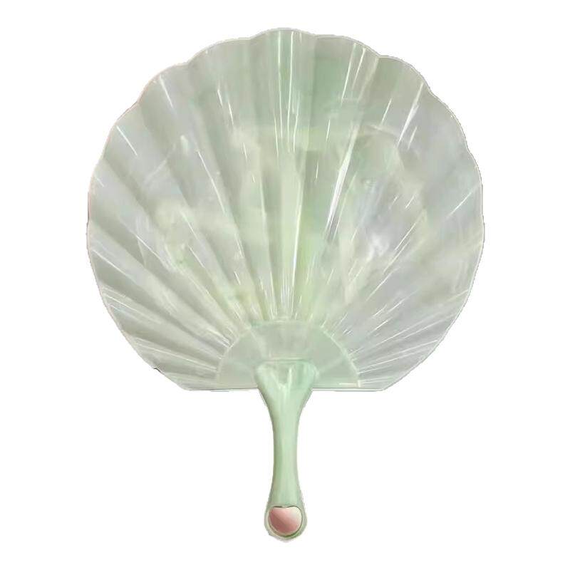 仿玉贝壳扇加厚耐用超凉快