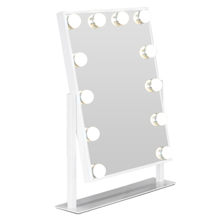 梳妆镜子台式桌面大号led化妆镜带灯泡少女宿舍ins网红补光美妆镜