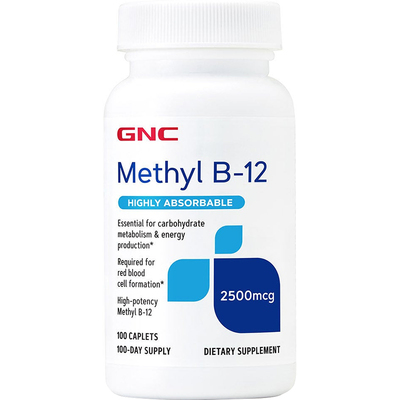 美国GNC甲基钴胺素VB-12神经功能