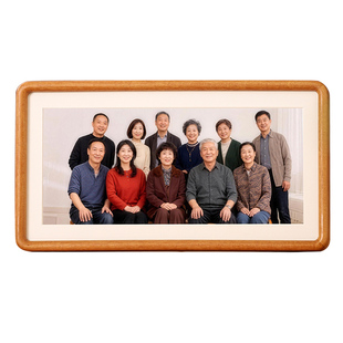 书法字画实木长条相框摆台黑胡桃木榫卯空框画框装裱照片装饰摆件