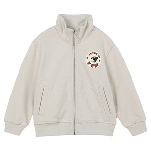 宝宝秋冬百搭立领棒球服运动裤套装允儿妈女童春季新款外套裤子潮