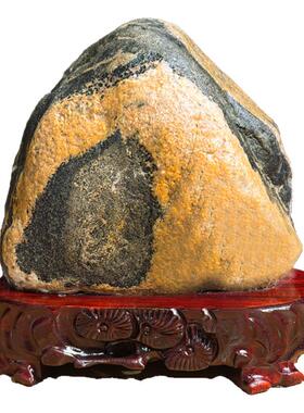 保真泰山石不切割泰山石敢当室内外原石镇宅客厅卧室窗台补角摆件