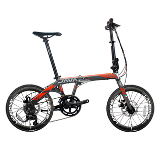 JAVA折叠自行车铝合金18变速碟刹休闲通勤男女学生单车脚踏车FIT