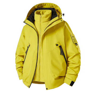 户外冲锋衣外套女2025秋冬新款三合一保暖防风防水加厚登山服情侣