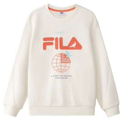 FILA斐乐女童休闲套头卫衣
