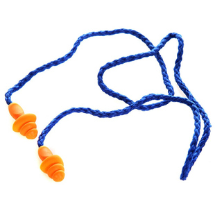 3M 1270隔音耳塞防噪音防水可洗游泳耳塞劳保圣诞树带线降噪耳塞