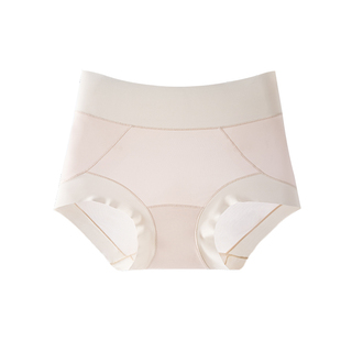 大码内裤女胖mm高腰冰丝透气女士新款无痕加大三角裤女生性感短裤