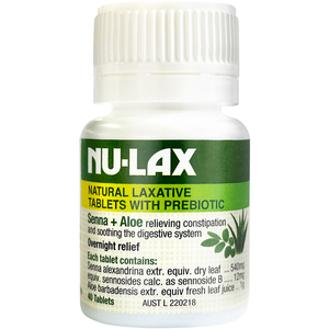 澳洲NU-LAX乐康膏500g果蔬膳食纤维片芦荟西梅乐康片40片便携润肠