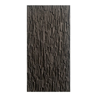 pu石皮杂条石岁月流水石水幕墙文化石背景墙pu仿石材背景墙外墙砖