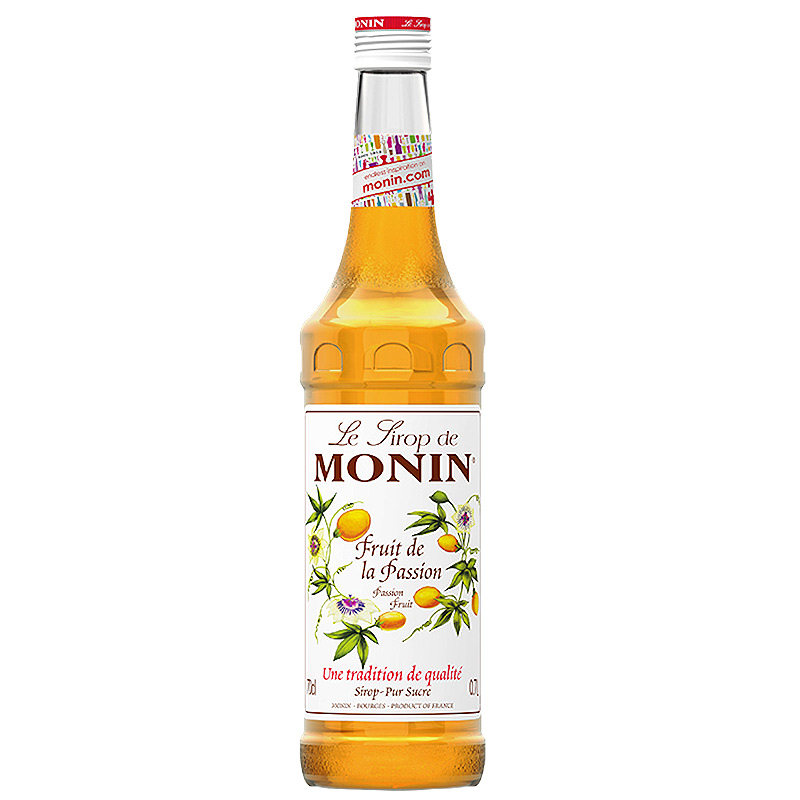 莫林百香果糖浆MONIN Passion Fruit 果露 调饮品鸡尾酒700ml