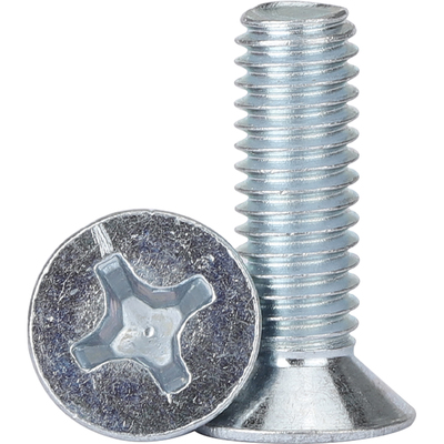 美标蓝白锌十字螺钉沉头