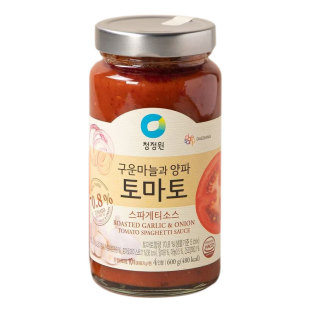 韩国进口清净园意大利面酱料番茄酱原味通心粉西餐披萨酱600g包邮