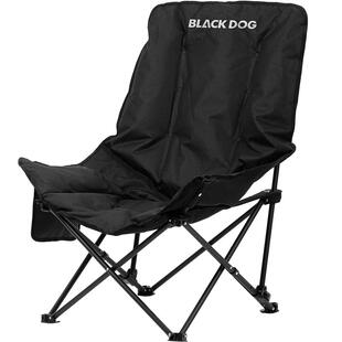 BLACKDOG黑狗月亮椅露营躺椅便携加厚马扎凳子沙滩椅户外折叠椅子