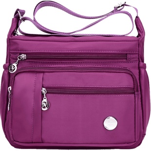 2024新款中年女包女士包包尼龙牛津纺帆布包单肩斜挎包防水妈妈包