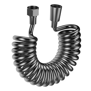 德国伸缩水管马桶高压水管喷枪软管卫生间冲洗管花洒进水管弹簧管