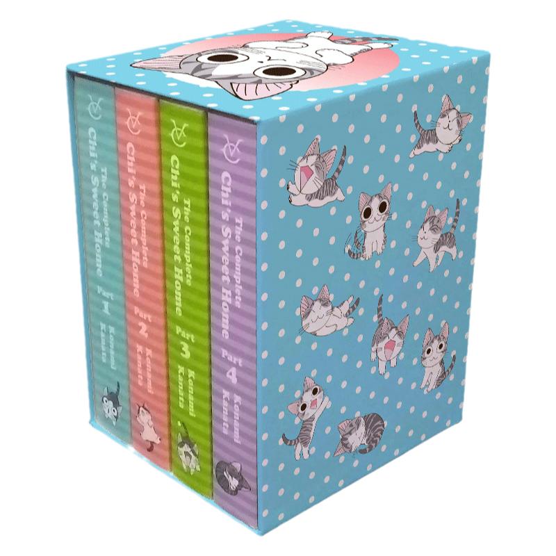 起司猫漫画4册盒装英文原版