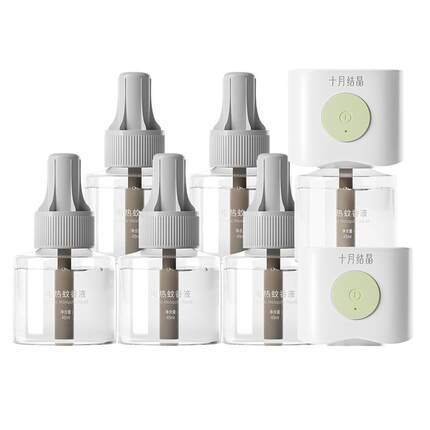 十月结晶宝宝儿童准孕妇精油贴防蚊驱蚊液家庭专用电热蚊香液组合