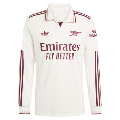 25/26阿森纳二客长袖球员版球衣