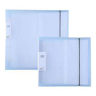 正方形文件夹10*10CM方卡收纳册15*15厘米4方格儿童认字卡收集册