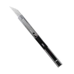 得力美工刀小型壁纸裁纸刀小号工具刀拆快递美术生专用不锈钢刀片